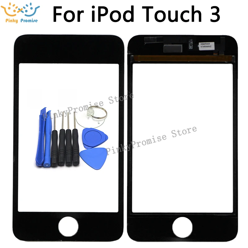 3,5 ''Новое Переднее стекло сенсорный экран дигитайзер Замена для ipod touch 3 черный для ipod touch 3nd+ Инструменты