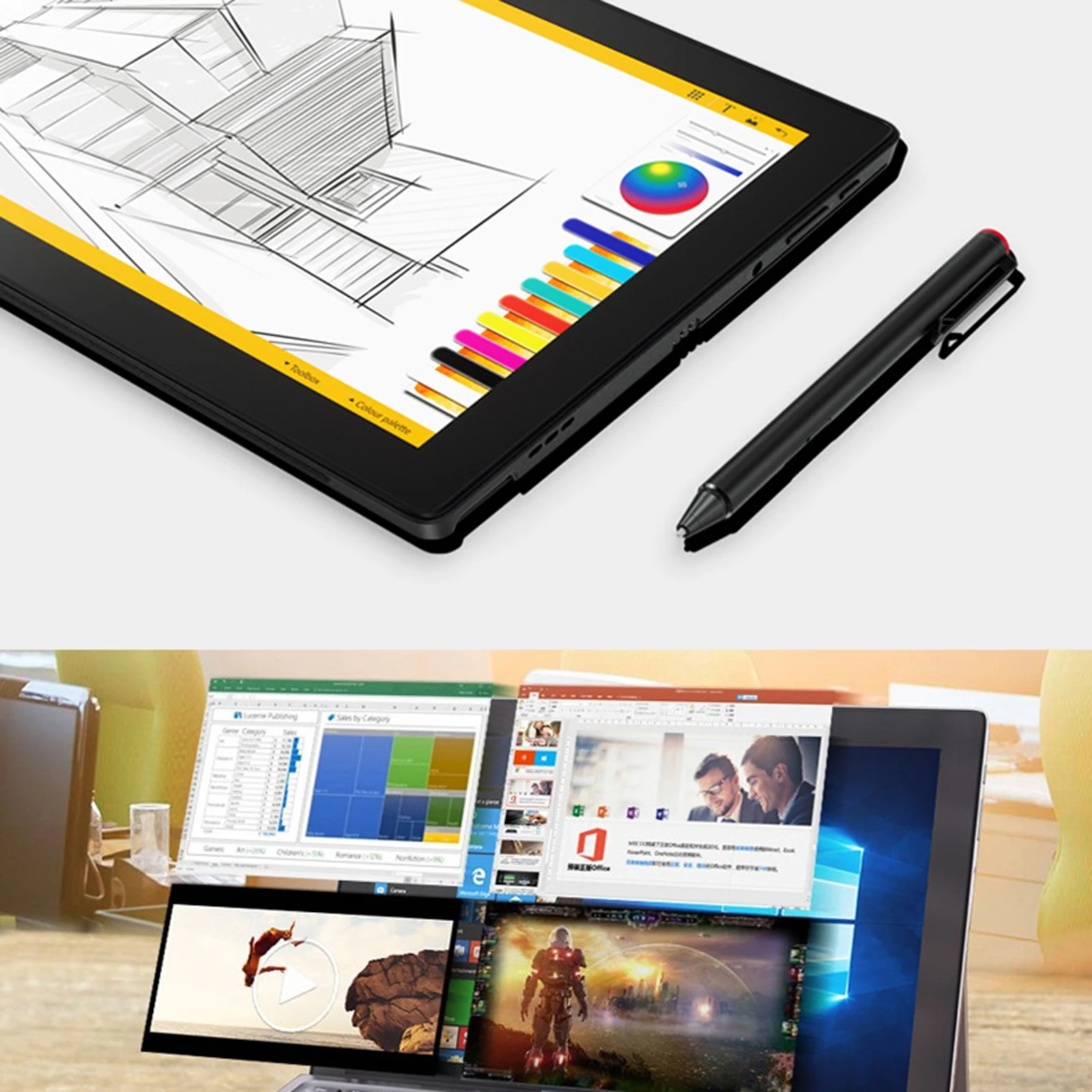 Стилус для Thinkpad Yoga720 yoga730 miix 520 720 сенсорный емкостный карандаш чувствительность к