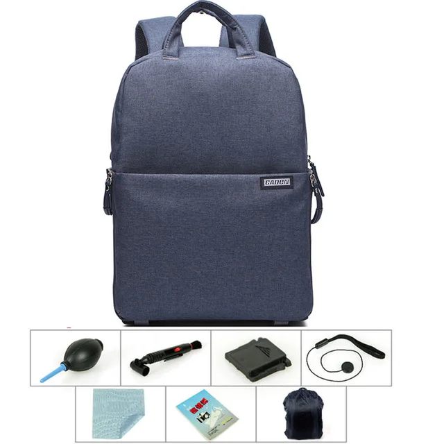 Deep Gray DSLR камера сумка водонепроницаемый Carmera рюкзак Открытый износостойкость для Nikon Canon с дождевиком Повседневный фото рюкзак - Цвет: Deep Gray