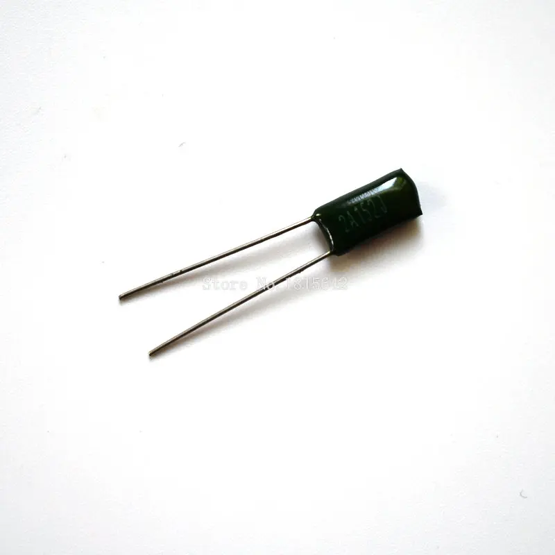 

100PCS/LOT 2A152J 100V 1.5NF 0.0015UF 2A152 Polyester Film Capacitor Capacitance