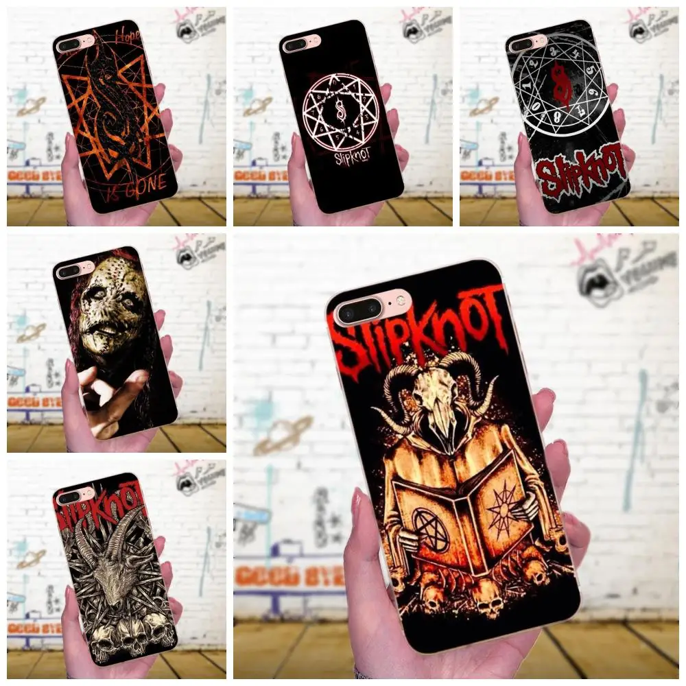 Логотип рок-группы Slipknot для Huawei P7 Honor 4C 5A 5C 5X 6 6C 6A 6X 7 7X 8 9 V8 V10 Y3II Y5II Y6II G8 Play Lite |