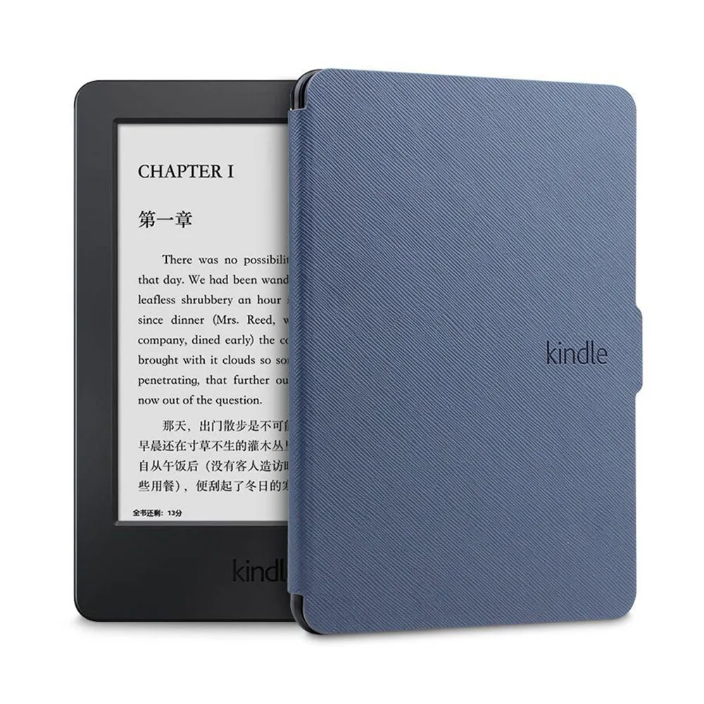 Тонкий чехол-книжка для Amazon New Kindle 8th Generation 2016 версия флип-кейс оболочка PU кожаный