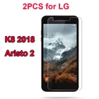 2 шт. закаленное стекло для LG Aristo 2 защита для экрана 2.5D 9H Защитная пленка для LG Aristo 2 K8 2018 LV3 2018 закаленное стекло