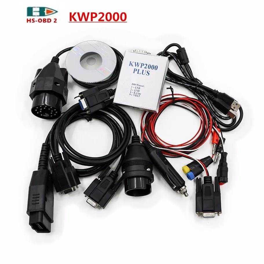 2017 KWP2000 Plus ECU Flasher KWP 2000 чип тюнер OBD + программатор инструмент бесплатная