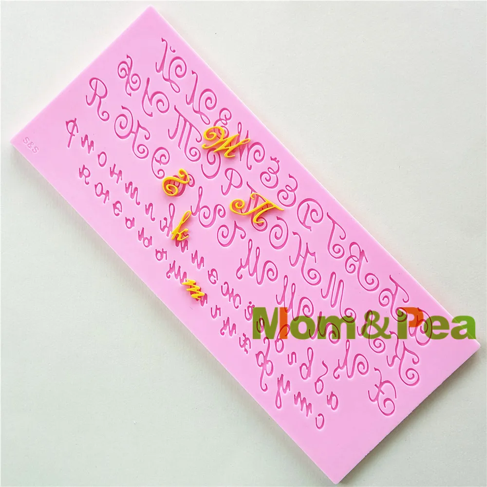 Силиконовая форма в форме букв Mom &amp Pea 1020 г. Бесплатная доставка украшение для