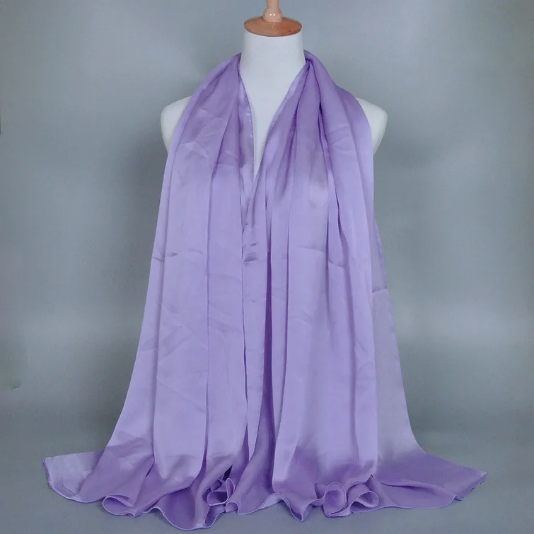 2015 NEW COLOR satin silk printe solid color shawls nice long plain polyester popular head muslim scarves/scarf 10pcs/lot | Аксессуары