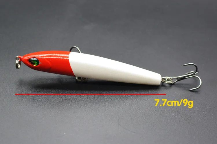 

Ufishing Sinking Pencil Bait 7.7cm 9g Small Fishing Lure for freshwater 5 Pcs/Lot Hard Artificial Bait