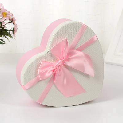 D Kawaii love heart бумажная Подарочная коробка, бумажные коробки для цветов с лентой, букет роз, подарочная упаковка, картонная коробка, товары для мероприятий - Цвет: D