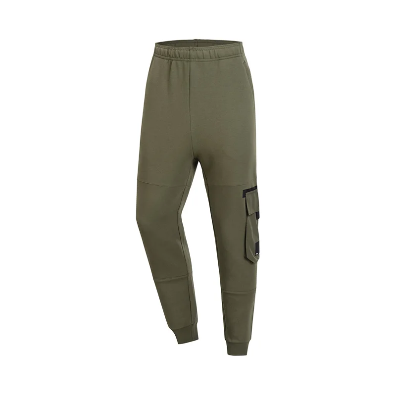 (Код Break) Li Ning мужские баскетбольные брюки BAD FIVE обычные подходят 66% хлопок 34%