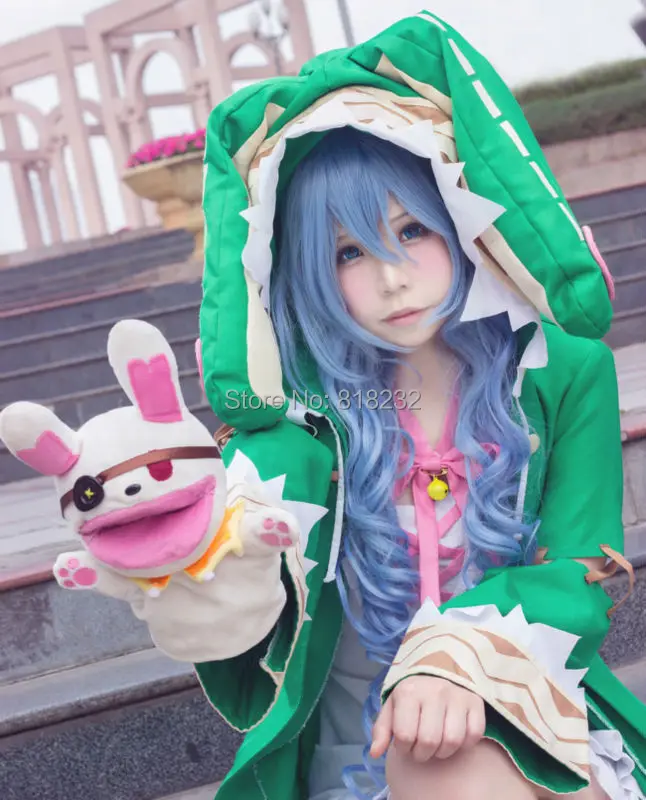 Дата живой Yoshino Хэллоуин наряд эльфа униформа Аниме косплей костюмы|anime cosplay