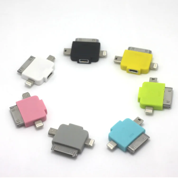 4 в 1 адаптер обе зарядки и синхронизации данных применимо к мхл s6 клон телефоны