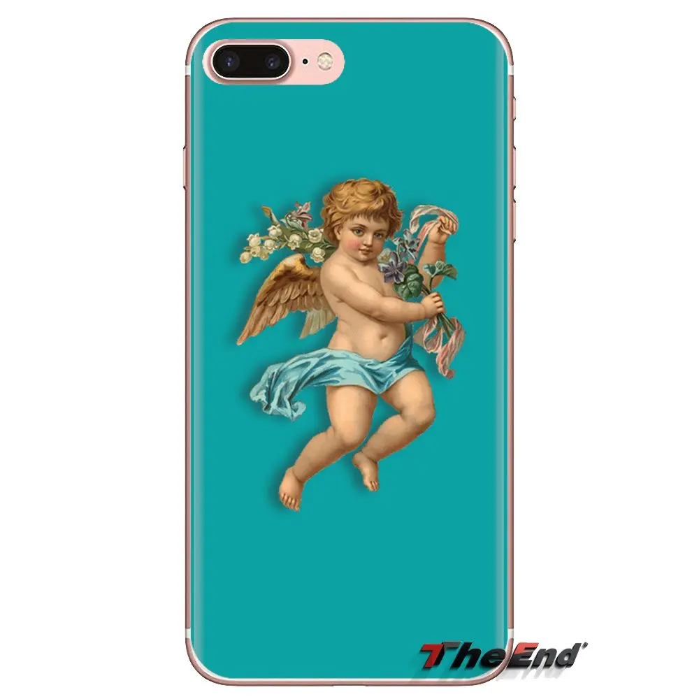 Renaissance angels For Xiaomi Mi3 Samsung A10 A30 A40 A50 A60 A70 Galaxy S2 Note 2 Grand Core Prime Transparent TPU Cases Covers |