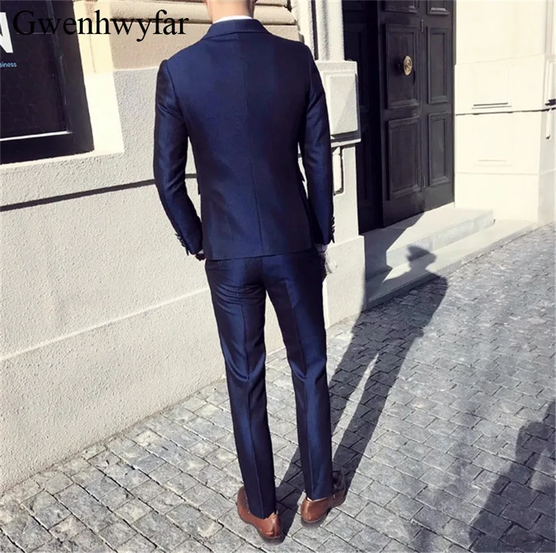 Nina костюмы 2018 модный элегантный смокинг для жениха бордовый Costme Homme Terno Блейзер