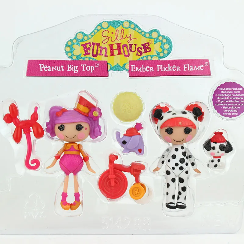 Лидер продаж 2 шт. куклы + 4 аксессуары 3 дюйма оригинальные MGA Lalaloopsy с аксессуарами