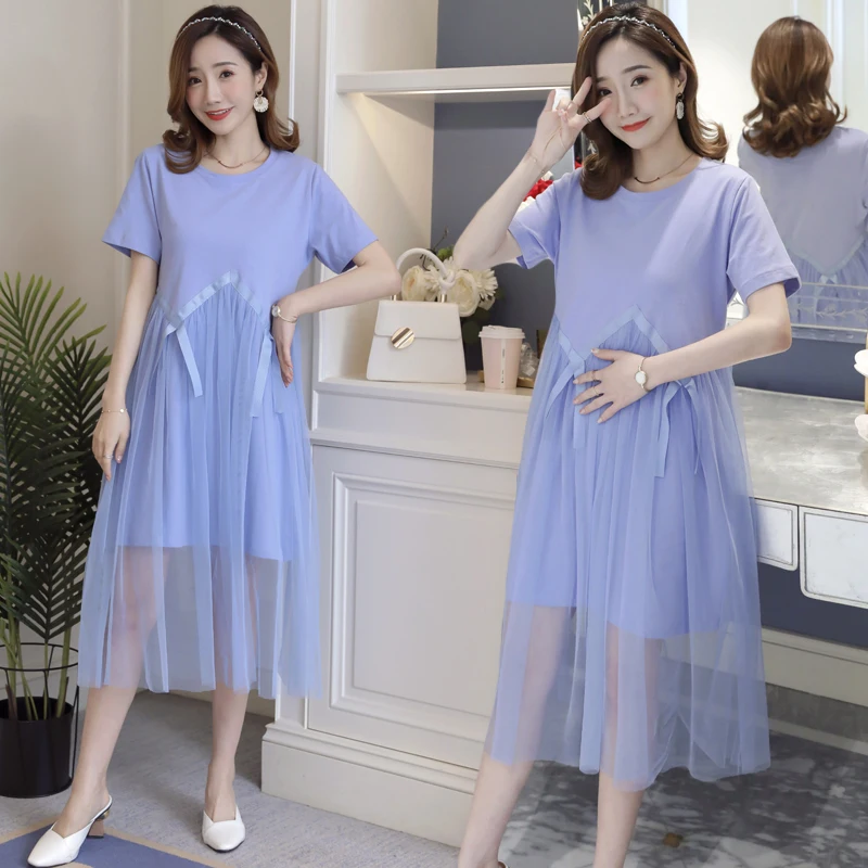 Беременным женщинам Vestidos платье для женщин беременность летняя 2020 в Корейском
