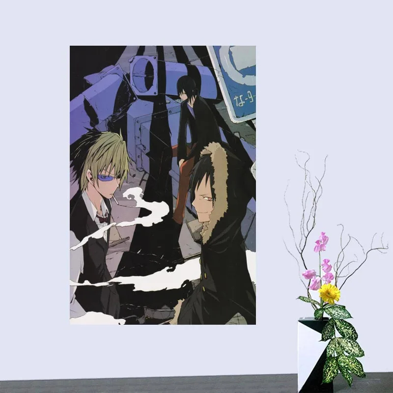 Пользовательская ткань Durarara шелковая плакат украшение для дома настенное