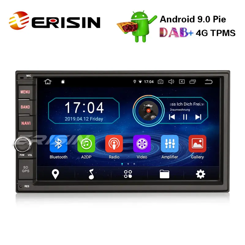 Авторадио Erisin ES4970U 7 &quot двойной Din DAB Android 9 0 GPS WiFi DVB T2 OBDII Bluetooth Navi 4G RDS|Автомагнитолы|