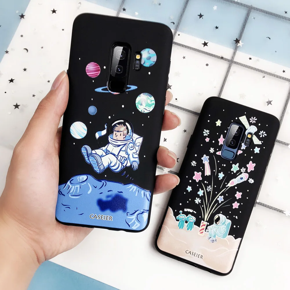 CASEIER Soft TPU Case For Samsung Galaxy S10 S9 S8 Plus J3 J5 J7 A5 2017 Matte A7 2018 Note 8 9 S7 Funda Cover |