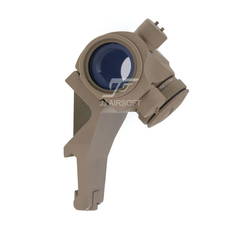 JJ Airsoft KAC Style 45-градусная фотография для T1/крепление со смещением/T2/T-1/TARGET TR02 Red Dot (Tan)