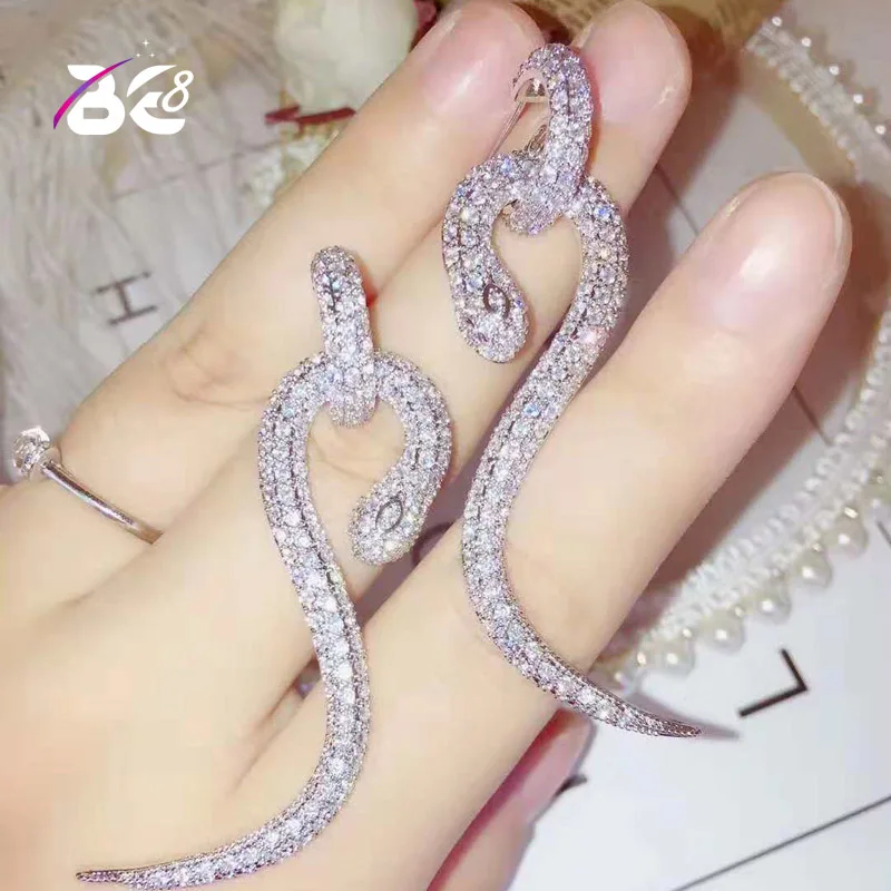 

Женские серьги-капельки Be 8 E797, стильные длинные серьги в форме змеи, модные украшения