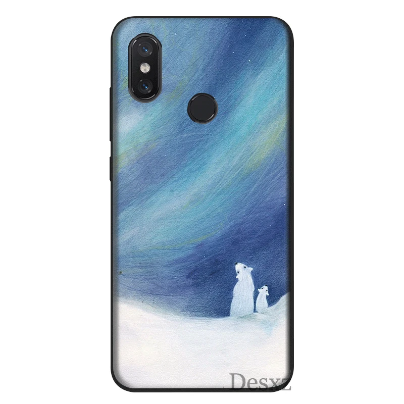 B11 Desxz силиконовый чехол для мобильного телефона Xiaomi Redmi GO 7 S2 4A 4X5 5A Plus 6 6A Pro Чехол с мультяшным полярным медведем сумка в виде ракушки - Цвет: B11