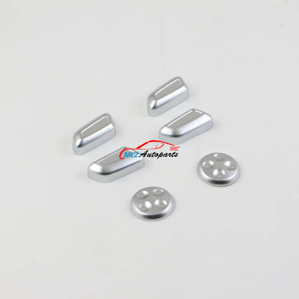 Car Front Seat Side Adjustment Button Knob Decoration Cover Trim 6PCS For Audi A4 B9 8W 2017 | Автомобили и мотоциклы