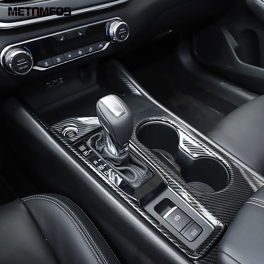 Для Nissan Altima 2019 2020 коробка переключения передач из углеродного волокна крышка