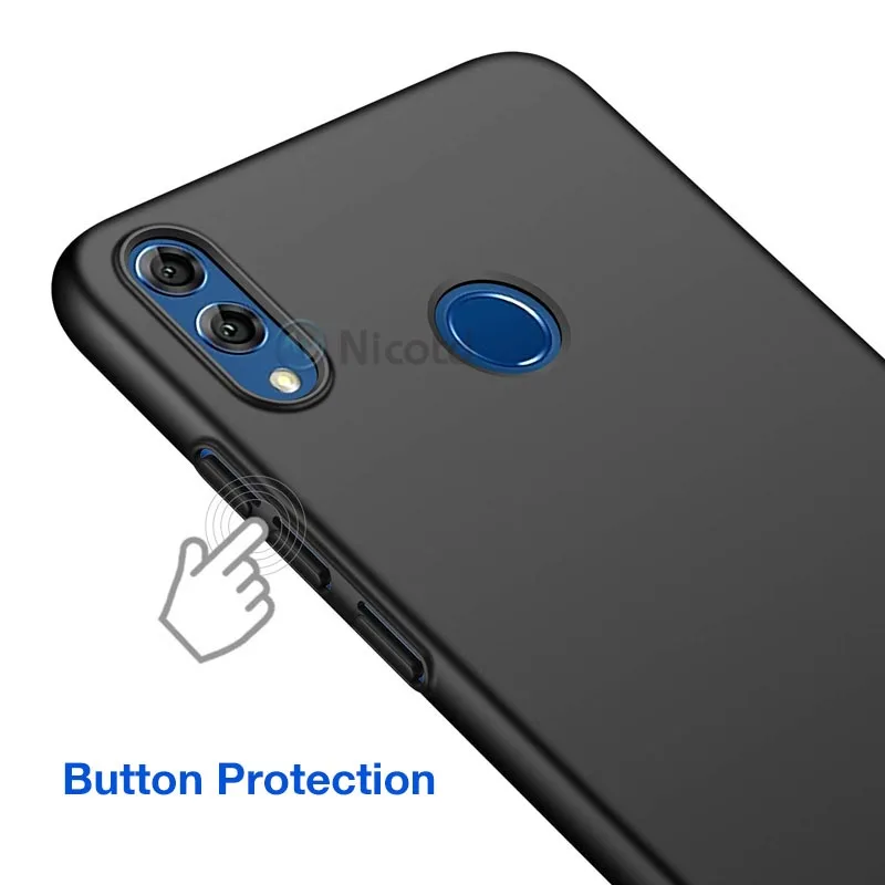 Роскошный пластиковый матовый чехол для телефона huawei honor 8X 6 5 дюйма тонкий Чехол