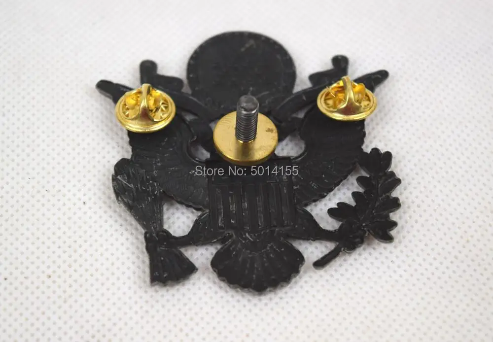 Реплика WWII США армейский полицейский Кепка Орел значок Insignia серебристо