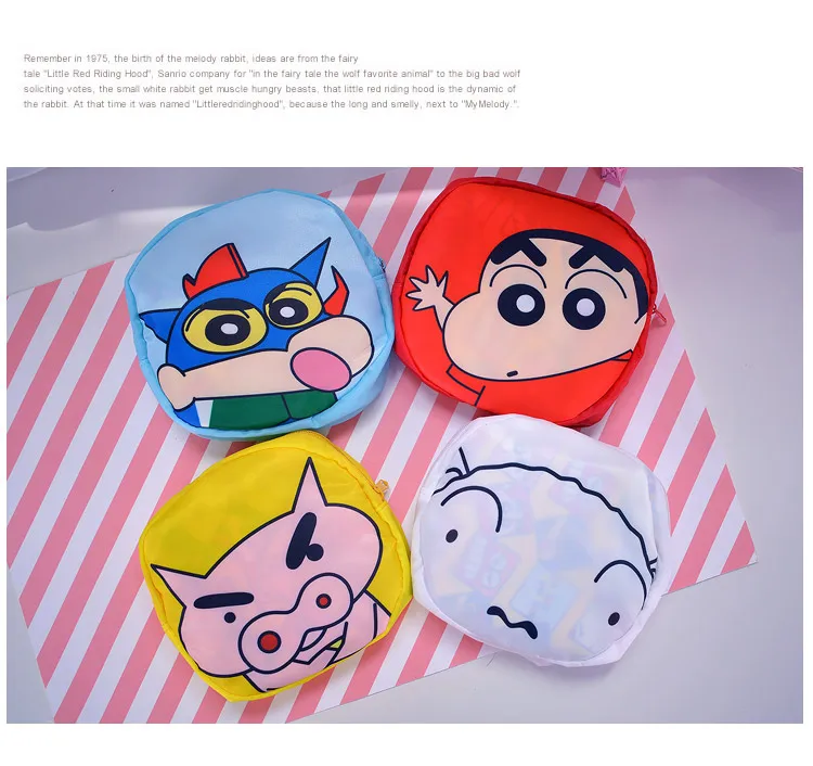 Crayon Shin-chan стильная модная переносная дорожная сумка в стиле аниме, многоразовая сумка-тоут, складные сумки, сумки для хранения багажа, Новинка