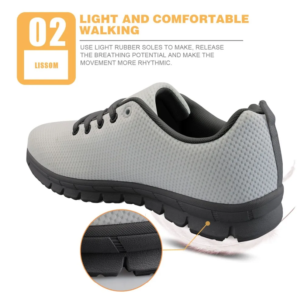 INSTANTARTS Women Fashion Boxes Dog Flats 3D Cute Pattern Spring Autumn Youth Girl Ladies Comfortable Lace Up Sneakers Shoes | Обувь