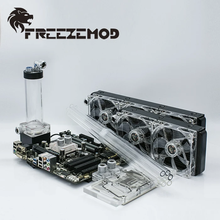 Система водяного охлаждения FREEZEMOD для компьютера базовый набор 5 жесткой трубки.