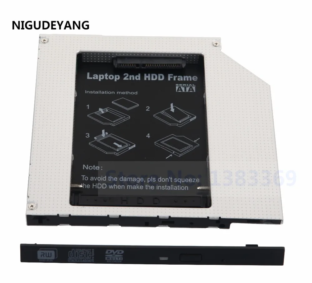 NIGUDEYANG 2nd PATA IDE жесткий диск HDD SSD Caddy адаптер для Macbook Pro Mid Late MA895LL MA896LL MB062LL|ssd caddy