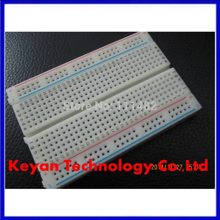 

100% New 5pcs/lot 400 Tie Point Interlocking Solderless Breadboard