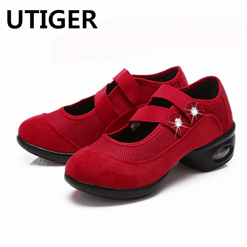 Женские туфли для джазовых танцев Размеры 35-41 дышащие современные танцевальные