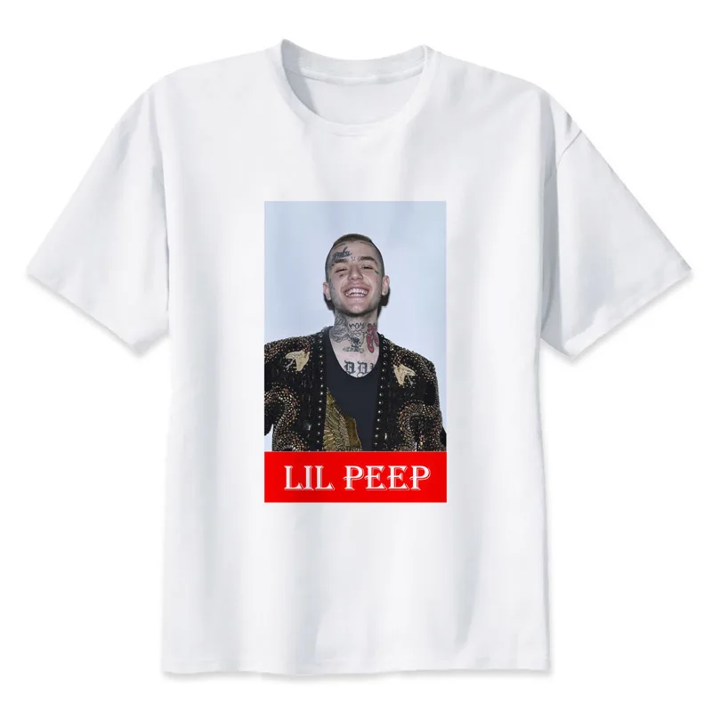Lil peep футболки Рэппер футболка Crew модные крутые футболки лучший хип-хоп подарок для друзей Удобная хип-хоп Футболка - Цвет: 09