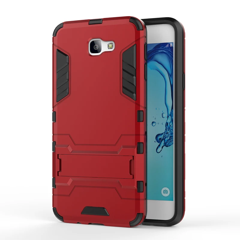Прочный защитный чехол Rosefy для Samsung Galaxy J2 J3 J5 J7 Prime противоударный с кронштейном |