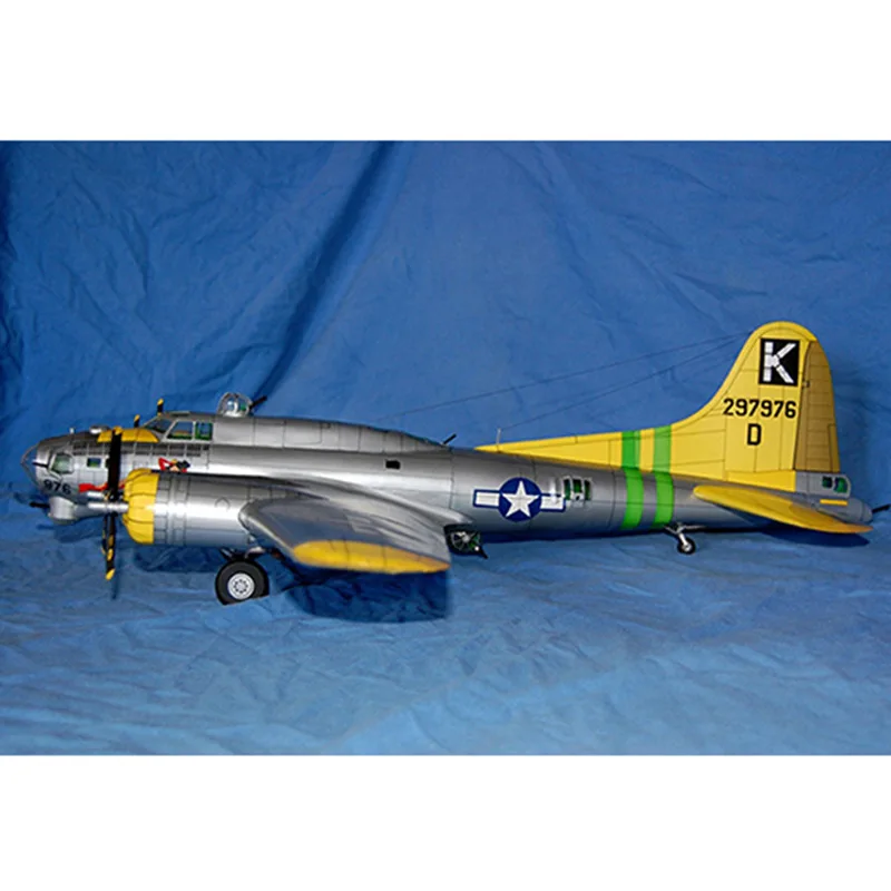 1:47 66 см x 48 B-17G Air крепость бомбер Бумага режим RC самолета DIY 3D бороться модель литья