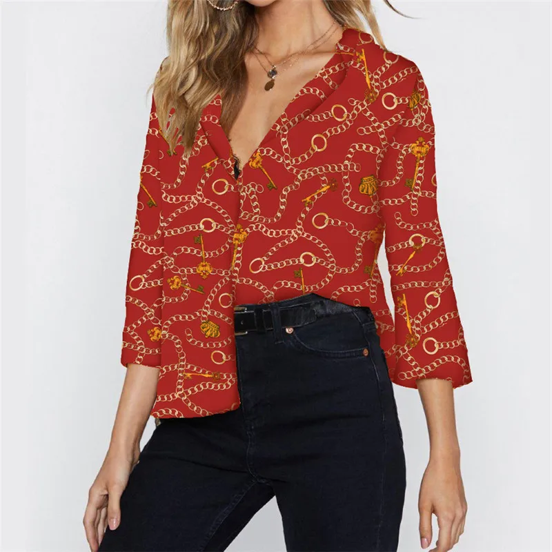 Baharcelin 2019 платья для женщин новая летняя блузка в полоску 3/4 рукав Повседневная