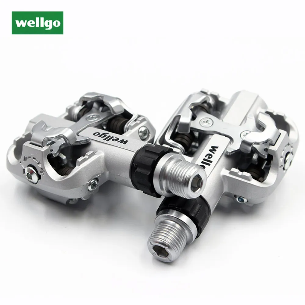 Wellgo WM001 Self-Locking pedals MTB bike clipless pedal Magnesium Alloy Bicycle Pedals | Спорт и развлечения
