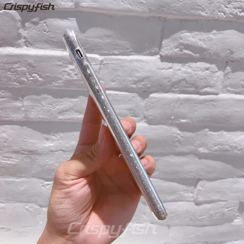 Блестящий ТПУ силиконовый чехол-накладка для iPhone 6 6 s, однотонный глянцевый чехол s для IPhone 7 8 Plus X XS Max XR