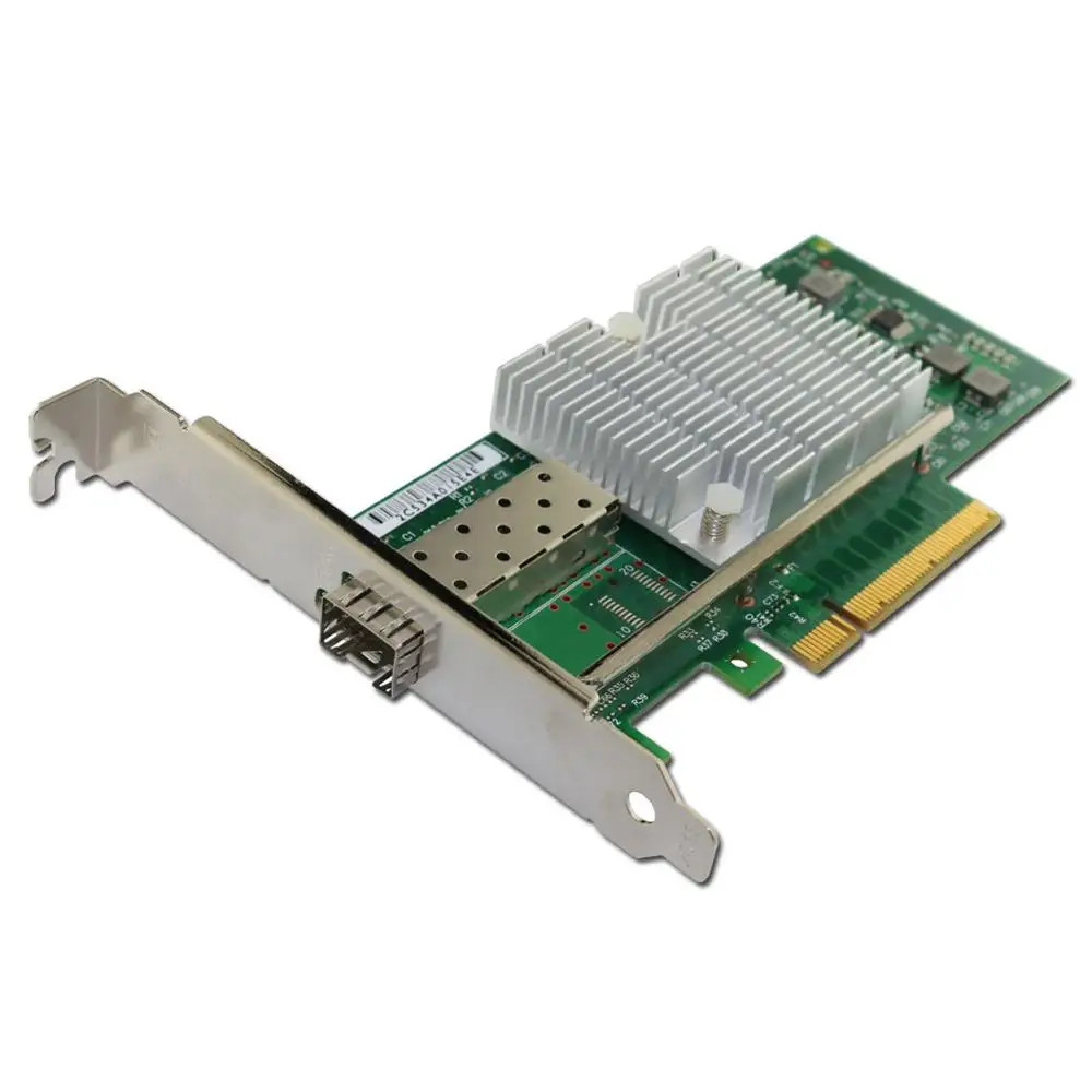 Winyao WY599F1 10 Гбит/с SFP + LC Fibre PCIe 8x Ethernet серверный адаптер с E10G41BTDA X520 DA1 82599 10000 м Nic|pcie
