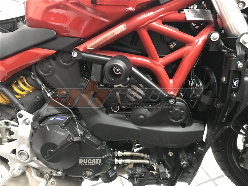 Рамка Защита от Краш ползунок бобины для задний фонарь тормоза для Ducati supersport/S недавно