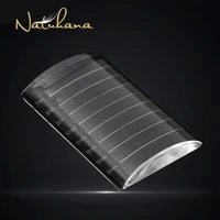 natuhana transparent eyelash extension crystal glue holder false lash tile eyelash stand pad pallet lashes holder makeup tool