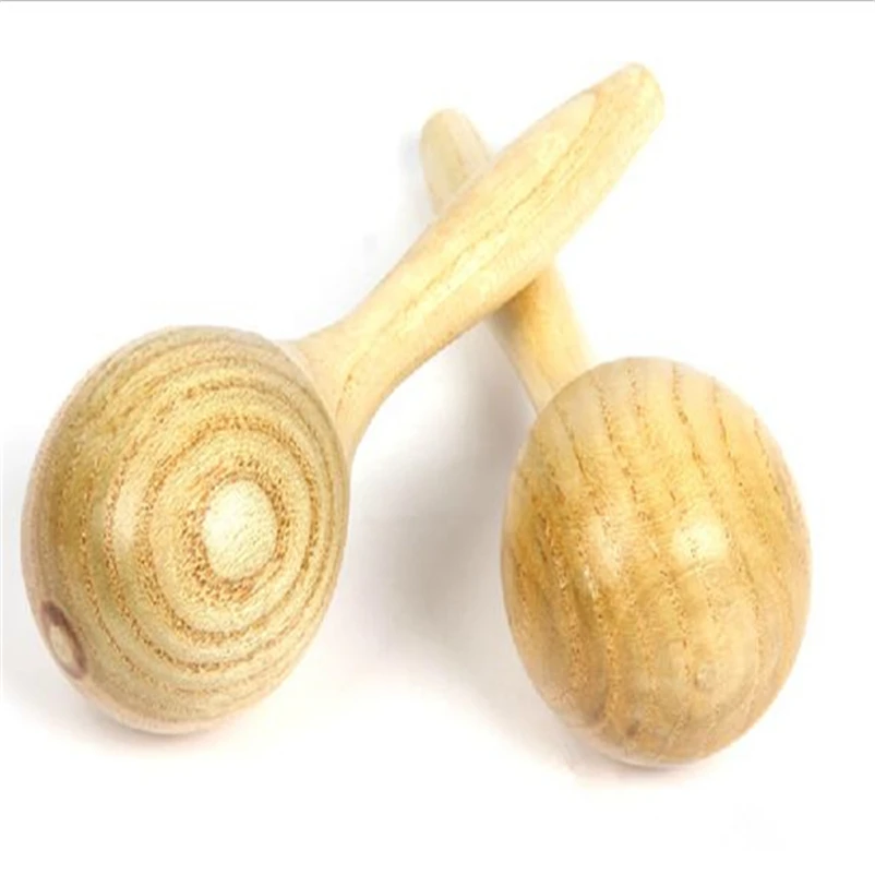 Детская деревянная погремушка Maraca 6 шт./Лот детская цветная Песочная шариковая