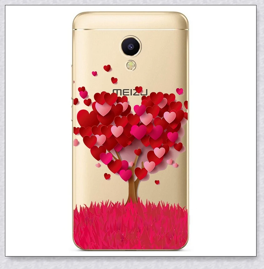 hongx Чехол для телефона Meizu M5S M3S mini M3 note M5 note M5C A5 Мягкий силиконовый чехол из ТПУ для Meizu M 3 5 s 5C Note Mini чехол для задней панели s - Цвет: hongx