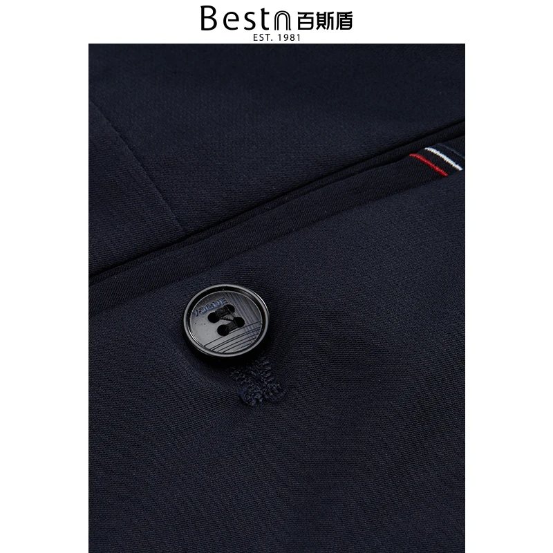 Bestn 2019 весенне-летние мужские деловые прямые однотонные облегающие штаны с