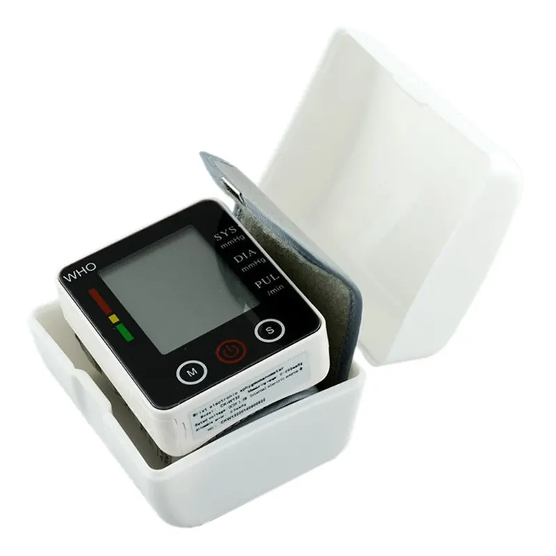 1 шт. цифровой ЖК предплечье крови Давление монитор Heart Beat Meter машина тонометр для