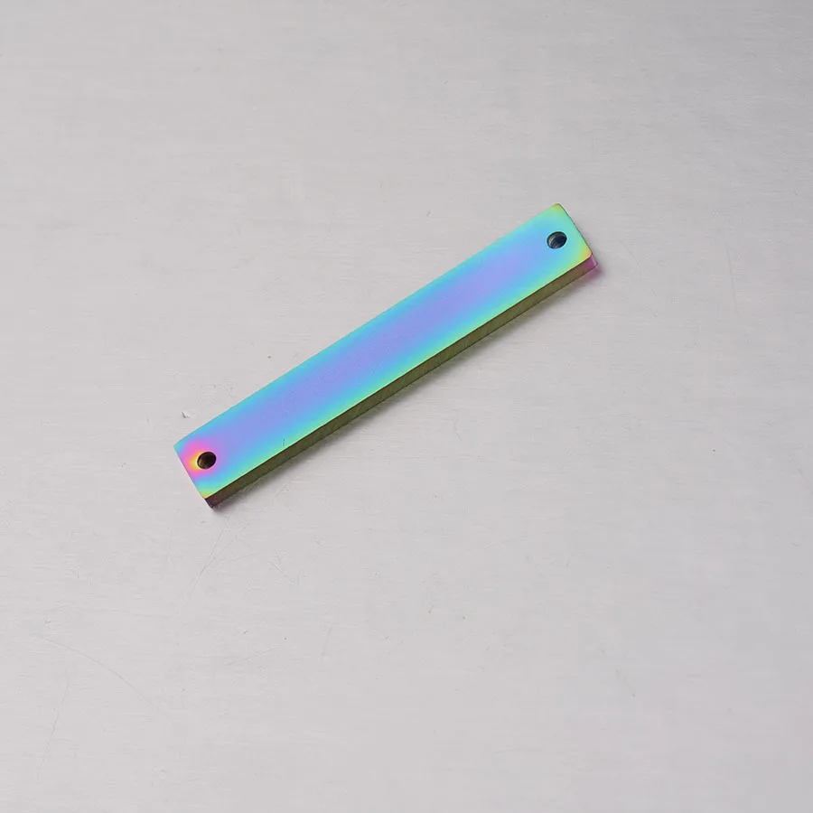 Jaymaxi DIY пустой шармы с тиснением прямоугольник зеркальная полировка