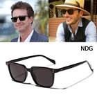 Солнечные очки JackJad в винтажном стиле, квадратные, с заклепками